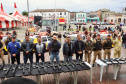 Estado entrega novas viaturas, motocicletas e embarcações para reforçar segurança no Litoral do Paraná