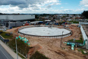 Sanepar finaliza maior reservatório de água tratada da América Latina feito em duplo aço