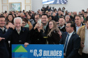 O governador Carlos Massa Ratinho Junior e o secretário da Educação, Roni Miranda, assinam nesta quarta-feira (24), o contrato do programa Mais Escolas Paraná