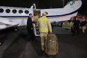 Bombeiros do Paraná embarcam para missão de busca e resgate na Venezuela após terremoto