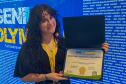 Estudante do Paraná retorna de evento internacional com menção honrosa na categoria de ciências 