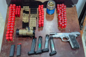 PCPR prende seis pessoas e apreende arsenal durante operação contra comércio ilegal de armas 