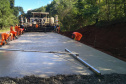 Obra de whitetopping da PR-460 e PRC-487 entre Pitanga e Nova Tebas