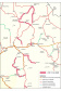 Serviços de conservação na PR-445 entre Bela Vista do Paraíso e Primeiro de Maio (mapa)