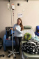 Leisse Vieira, de 43 anos, é portadora de Talassemia Major, uma doença genética rara em que a medula produz glóbulos vermelhos com defeito, gerando a necessidade de transfusões de sangue periódicas a cada três ou quatro semanas.