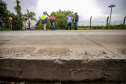 Obras de pavimentação em concreto em Antonina ultrapassam 90% de execução