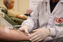 Hemepar reforça chamado para doadores de sangue dos tipos O positivo e O negativo