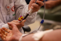 Hemepar reforça chamado para doadores de sangue dos tipos O positivo e O negativo