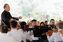 Orquestra Sinfônica do Paraná apresenta neste sábado (26) repertório que celebra a música e a cultura paranaense no Auditório do MON