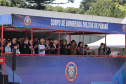 O governador Darci Piana participou nesta quinta-feira (8) do Aniversario bombeiros no Guatupê