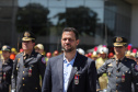 O governador Darci Piana participou nesta quinta-feira (8) do Aniversario bombeiros no Guatupê