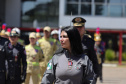 O governador Darci Piana participou nesta quinta-feira (8) do Aniversario bombeiros no Guatupê