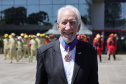 O governador Darci Piana participou nesta quinta-feira (8) do Aniversario bombeiros no Guatupê