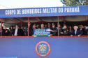 O governador Darci Piana participou nesta quinta-feira (8) do Aniversario bombeiros no Guatupê