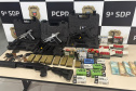 PCPR apreende R$ 48 mil, veículos, embarcações e armas em operação contra fraude milionária