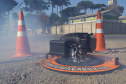Sanepar utiliza técnica da engenharia naval para inspecionar e proteger rede de esgoto
