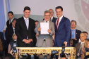Governador Carlos Massa Ratinho Júnior dá posse ao secretário da Comunicação Social e Cultura, Hudson José. -   Curitiba, 01/01/2019  -  Foto: José Fernando Ogura/ANPr