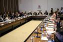 Governador Carlos Massa Ratinho Junior durante a primeira reunião de trabalho com a equipe de secretários de Estado. - Curitiba, 02/01/2019 - Foto: José Fernando Ogura/ANPr