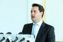 Governador Carlos Massa Ratinho Junior durante a primeira reunião de trabalho com a equipe de secretários de Estado. - Curitiba, 02/01/2019 - Foto: Rodrigo Félix Leal