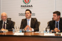 Governador Carlos Massa Ratinho Junior durante a primeira reunião de trabalho com a equipe de secretários de Estado. - Curitiba, 02/01/2019 - Foto: Rodrigo Félix Leal