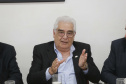 Posse do Conselho de Administração do Serviço Social Autônomo Paranacidade. Tomaram posse os secretários João Carlos Ortega, secretário do Desenvolvimento Urbano; René de Oliveira Garcia Júnior, secretário da Fazenda e Valdemar Bernardo Jorge, secretário do Planejamento. Na foto, Ari Faria Bettencourdt, da Federação do Comércio do Estado do Paraná (Fecomércio). ? Curitiba, 02/01/2019 - Foto: Arnaldo Alves/ANPr