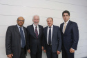 Posse do Conselho de Administração do Serviço Social Autônomo Paranacidade. Tomaram posse os secretários João Carlos Ortega, secretário do Desenvolvimento Urbano; René de Oliveira Garcia Júnior, secretário da Fazenda e Valdemar Bernardo Jorge, secretário do Planejamento. ? Curitiba, 02/01/2019 - Foto: Arnaldo Alves/ANPr