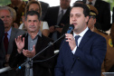 Governador Carlos Massa Ratinho Júnior participa da cerimônia de troca de comando da Polícia Militar do Paraná. O novo camandante-geral é o coronel Péricles de Matos. Ele substitui no cargo a coronel Audilene Dias Rocha. - Curitiba, 08/01/2019 - Foto: José Fernando Ogura/ANPr