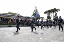 Governador Carlos Massa Ratinho Júnior participa da cerimônia de troca de comando da Polícia Militar do Paraná. O novo camandante-geral é o coronel Péricles de Matos. Ele substitui no cargo a coronel Audilene Dias Rocha. - Curitiba, 08/01/2019 - Foto: José Fernando Ogura/ANPr