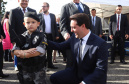 Governador Carlos Massa Ratinho Júnior participa da cerimônia de troca de comando da Polícia Militar do Paraná. O novo camandante-geral é o coronel Péricles de Matos. Ele substitui no cargo a coronel Audilene Dias Rocha. - Curitiba, 08/01/2019 - Foto: Rodrigo Félix Leal