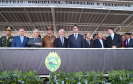 Governador Carlos Massa Ratinho Júnior participa da cerimônia de troca de comando da Polícia Militar do Paraná. O novo camandante-geral é o coronel Péricles de Matos. Ele substitui no cargo a coronel Audilene Dias Rocha. - Curitiba, 08/01/2019 - Foto: Rodrigo Félix Leal