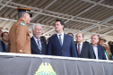 Governador Carlos Massa Ratinho Júnior participa da cerimônia de troca de comando da Polícia Militar do Paraná. O novo camandante-geral é o coronel Péricles de Matos. Ele substitui no cargo a coronel Audilene Dias Rocha. - Curitiba, 08/01/2019 - Foto: Rodrigo Félix Leal