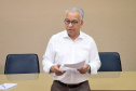 O secretário da Agricultura e do Abastecimento, Norberto Ortigara, deu posse nesta terça-feira (8) à nova diretoria da Agência de Defesa Agropecuária do Paraná (Adapar). O médico veterinário Otamir Cesar Martins (foto) assumiu a presidência, em substituição ao também veterinário Inácio Afonso Kroetz que dirigiu a empresa desde 2011, quando foi criada. - Curitiba, 08/01/2019 - Foto: Divulgação SEAB