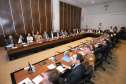 Governador Carlos Massa Ratinho Júnior durante reunião do secretariado. - Curitiba, 08/01/2019 - Foto: Rodrigo Félix Leal