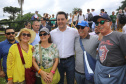 O governador Carlos Massa Ratinho Junior participou nesta quinta-feira (10), em Foz do Iguaçu, da solenidade em comemoração aos 80 anos do Parque Nacional do Iguaçu. Considerado uma das mais belas reservas ecológicas do mundo, o Parque Nacional do Iguaçu tem 225 mil hectares e é reconhecido pela Unesco como Patrimônio Natural da Humanidade. Foz do Iguaçu,10/01/2018 Foto:Jaelson Lucas / ANPr
