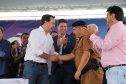 O governador Carlos Massa Ratinho Junior assinou nesta quinta-feira (10) o decreto que autoriza a implantação de um colégio da Polícia Militar do Paraná em Pato Branco. O decreto foi assinado na solenidade de inauguração do aeroporto municipal. A escola ficará na estrutura do Colégio La Salle, localizado em uma área central da cidade. - Pato Branco, 10/01/2019 - Foto: José Fernando Ogura/ANPr