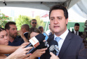 Governador Carlos Massa Ratinho Junior participa da solenidade de posse do presidente da Copel, Daniel Pimentel Slaviero. - Curitiba, 16/01/2019 - Foto: Rodrigo Félix Leal