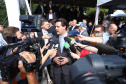 Governador Carlos Massa Ratinho Junior participa da solenidade de posse do presidente da Copel, Daniel Pimentel Slaviero. - Curitiba, 16/01/2019 - Foto: Rodrigo Félix Leal
