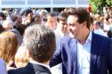 O governador Carlos Massa Ratinho Junior, acompanhou a apresentação das diretrizes de trabalho da nova gestão para a Educação, em encontro com o secretário Renato Feder e funcionários da Secretaria de Educação e do Esporte.Curitiba, 17-01-19.Foto: Foto: Rodrigo Félix Leal