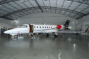 O governador Carlos Massa Ratinho Junior entregou nesta quinta-feira (17) a aeronave que ficava à disposição do poder executivo e ficava baseada em um hangar no Aeroporto do Bacacheri. O término do uso do avião vai gerar uma economia de R$ 4,5 milhões por ano aos cofres públicos. - Curitiba, 17/01/2019 - Foto: Rodrigo Félix Leal