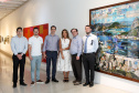 O procurador federal Deltan Dallagnol, coordenador da Operação Lava Jato em Curitiba, e o professor de Harvard, Mathew Stephenson, especializado em estudos sobre corrupção, estiveram no Museu Oscar Niemeyer (MON) nesta sexta-feira (18). Eles foram recebidos pela diretora-presidente Juliana Vosnika. - Curitiba, 18/01/2019 - Foto: Eduardo Alves Cruz/MON