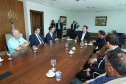 O governador Carlos Massa Ratinho Junior se reuniu nesta segunda-feira (21) com deputados estaduais e confirmou sua disposição ao trabalho conjunto com a Assembleia Legislativa. - Curitiba, 21/01/2019 - Foto: Rodrigo Félix Leal