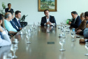 O governador Carlos Massa Ratinho Junior se reuniu nesta segunda-feira (21) com deputados estaduais e confirmou sua disposição ao trabalho conjunto com a Assembleia Legislativa. - Curitiba, 21/01/2019 - Foto: Rodrigo Félix Leal