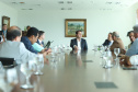 O governador Carlos Massa Ratinho Junior se reuniu nesta segunda-feira (21) com deputados estaduais e confirmou sua disposição ao trabalho conjunto com a Assembleia Legislativa. - Curitiba, 21/01/2019 - Foto: Rodrigo Félix Leal