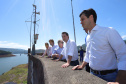 Governador Carlos Massa Ratinho Junior, acompanhado do presidente da Copel, Daniel Pimentel, visita a Usina Governador Bento Munhoz da Rocha Netto (Foz do Areia), no município de Pinhão - Pinhão, 22/01/2019 - Foto: Rodrigo Félix Leal