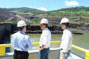 Governador Carlos Massa Ratinho Junior, acompanhado do presidente da Copel, Daniel Pimentel, visita a Usina Governador Bento Munhoz da Rocha Netto (Foz do Areia), no município de Pinhão - Pinhão, 22/01/2019 - Foto: Rodrigo Félix Leal