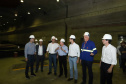 Governador Carlos Massa Ratinho Junior, acompanhado do presidente da Copel, Daniel Pimentel, visita a Usina Governador Bento Munhoz da Rocha Netto (Foz do Areia), no município de Pinhão - Pinhão, 22/01/2019 - Foto: Rodrigo Félix Leal