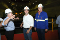 Governador Carlos Massa Ratinho Junior, acompanhado do presidente da Copel, Daniel Pimentel, visita a Usina Governador Bento Munhoz da Rocha Netto (Foz do Areia), no município de Pinhão - Pinhão, 22/01/2019 - Foto: Rodrigo Félix Leal