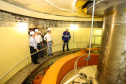 Governador Carlos Massa Ratinho Junior, acompanhado do presidente da Copel, Daniel Pimentel, visita a Usina Governador Bento Munhoz da Rocha Netto (Foz do Areia), no município de Pinhão - Pinhão, 22/01/2019 - Foto: Rodrigo Félix Leal