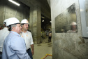 Governador Carlos Massa Ratinho Junior, acompanhado do presidente da Copel, Daniel Pimentel, visita a Usina Governador Bento Munhoz da Rocha Netto (Foz do Areia), no município de Pinhão - Pinhão, 22/01/2019 - Foto: Rodrigo Félix Leal
