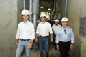 Governador Carlos Massa Ratinho Junior, acompanhado do presidente da Copel, Daniel Pimentel, visita a Usina Governador Bento Munhoz da Rocha Netto (Foz do Areia), no município de Pinhão - Pinhão, 22/01/2019 - Foto: Rodrigo Félix Leal